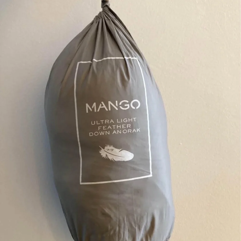 Mango lightweight down filled jacket - Taupe- size S - Picture 4 of 6